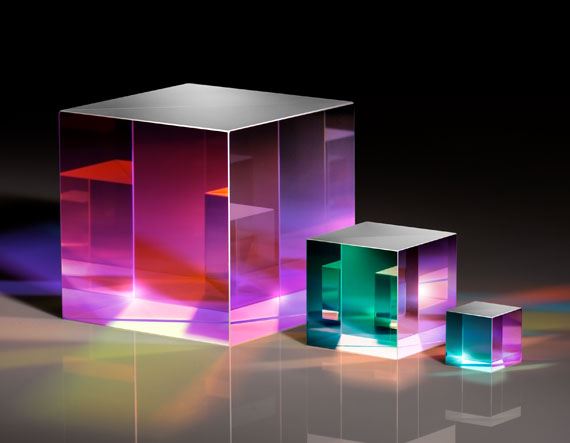 Laser Line Polarizing Beamsplitter Cubes in 30 mm Cage Cubes Laser Line Polarizing Beamsplitter Cubes in 30 mm Cage Cubes