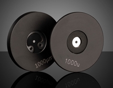 Acktar Blackened Pinhole compared to an uncoated steel pinhole