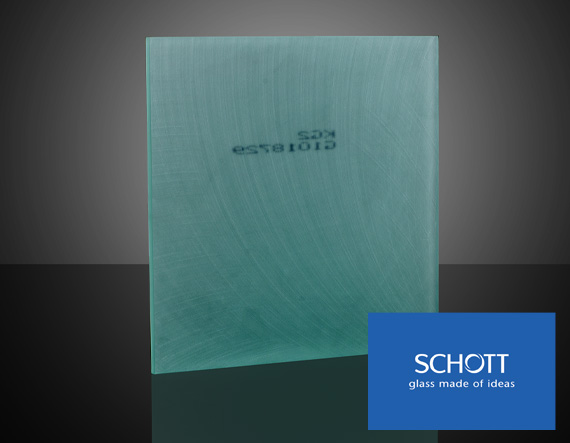SCHOTT KG5,  x mm, 4.5mm Thick, Matte Colored Glass